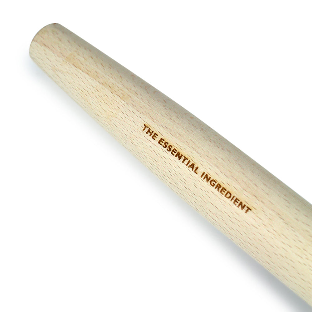 The Essential Ingredient Beech Rolling Pin with Tapered End
