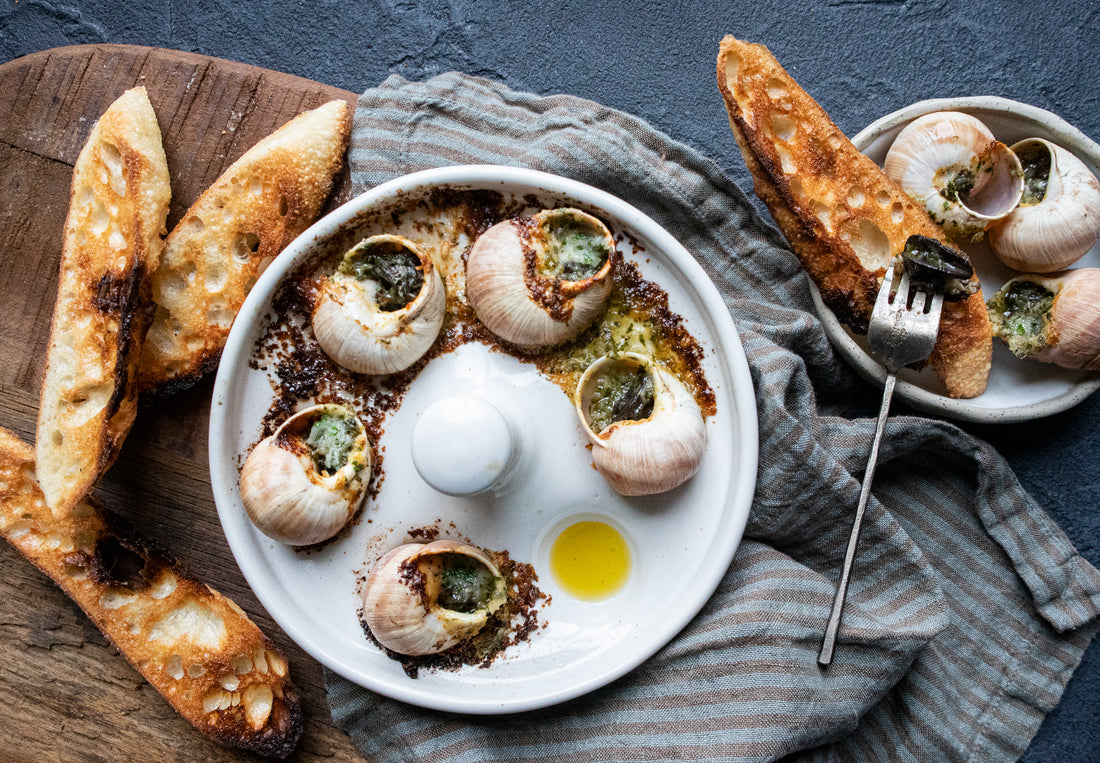 Recipe: Garlic butter escargot (snails)