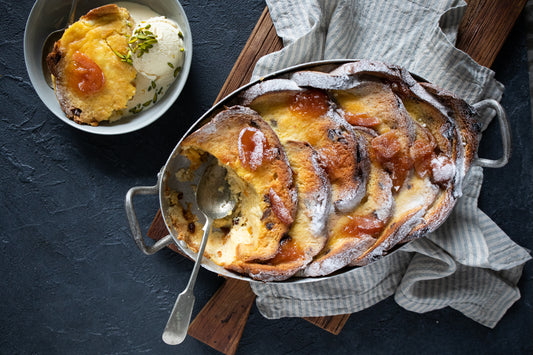 Recipe: Panettone bread and butter pudding