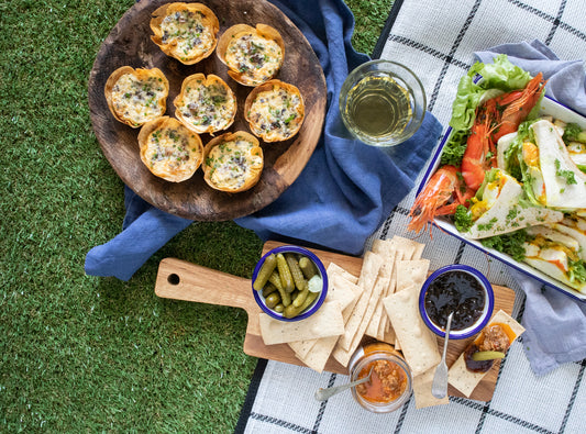 Recipe: Forest mushroom, leek and gruyere quiches with brik pastry