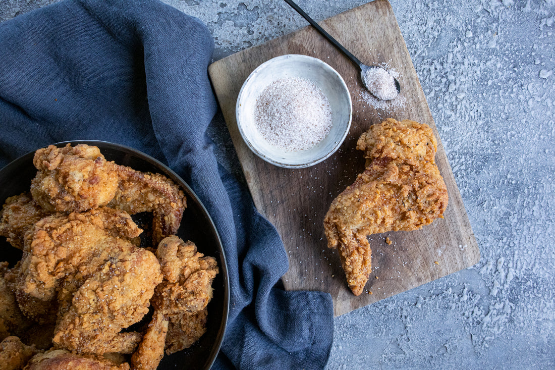 Recipe: Southern fried chicken wings with chipotle & ghost pepper salt