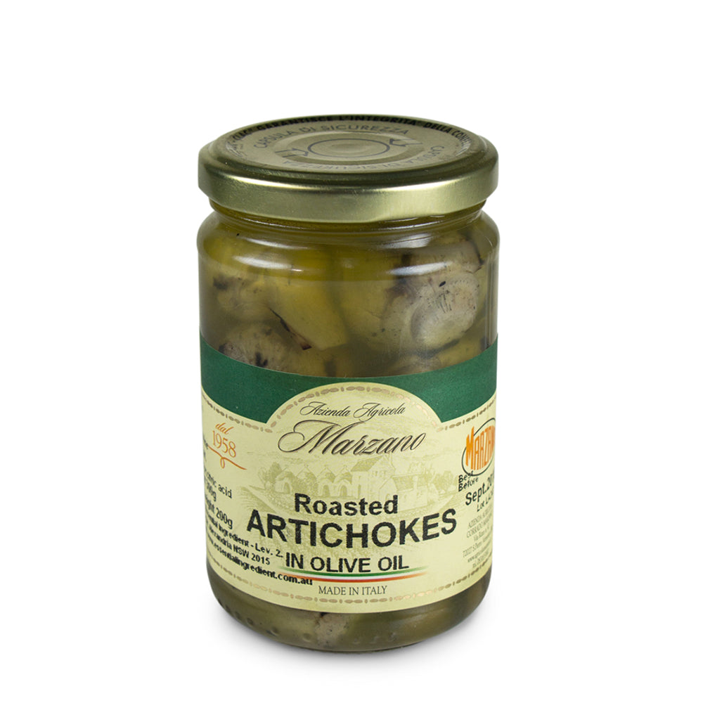 Marzano Roasted Artichoke Hearts in Olive Oil