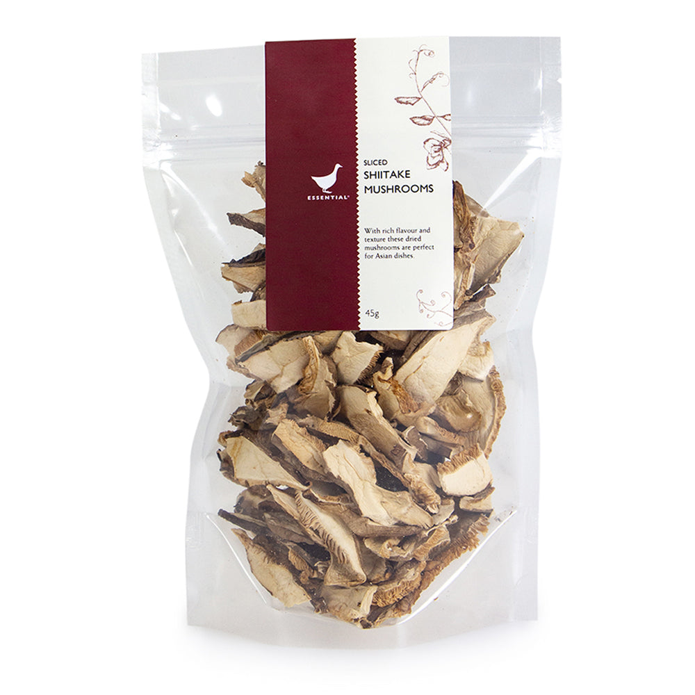 The Essential Ingredient Dried Sliced Shiitake Mushrooms