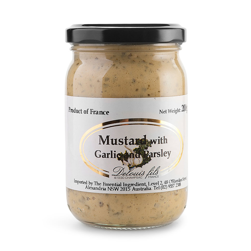 Delouis Mustard with Garlic & Parsley