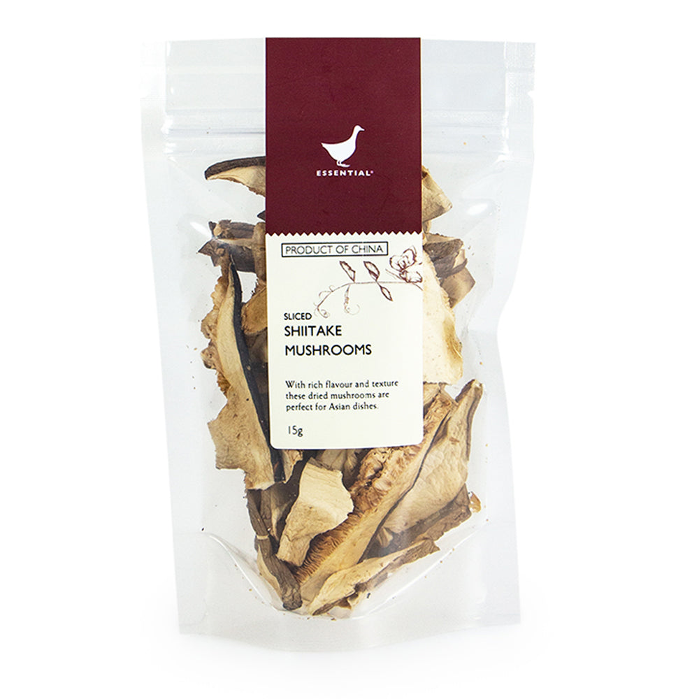The Essential Ingredient Dried Sliced Shiitake Mushrooms