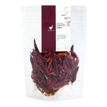 The Essential Ingredient Whole Dried Arbol Chilli