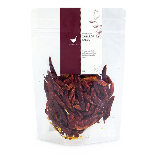 The Essential Ingredient Whole Dried Arbol Chilli