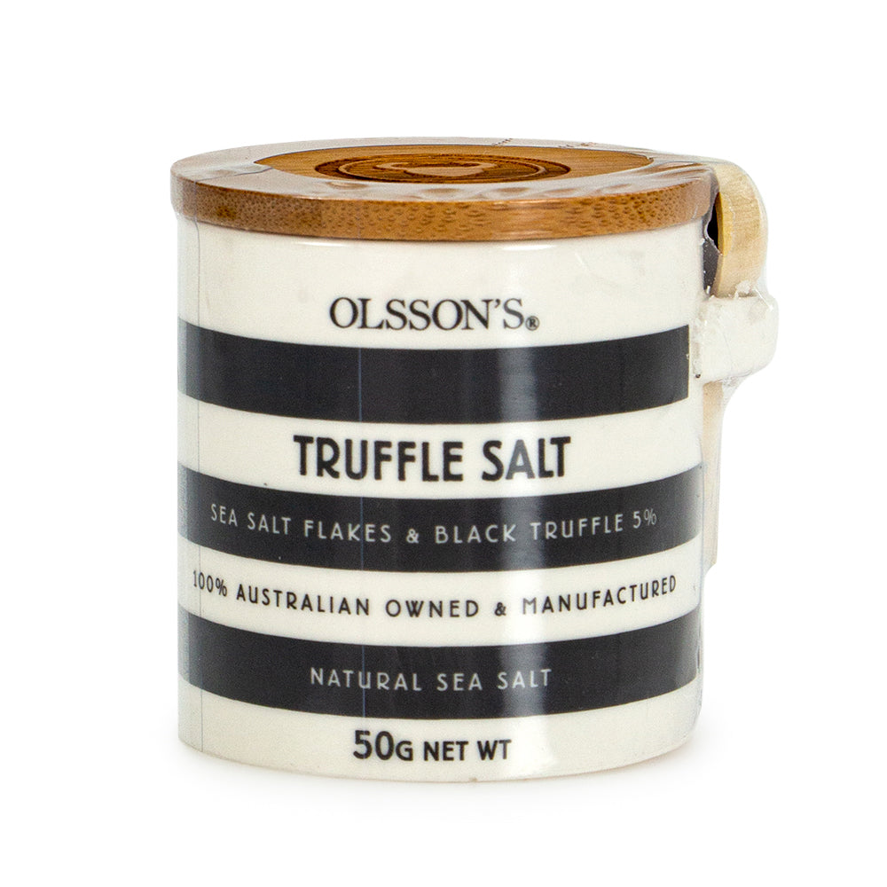 Olsson's Truffle Salt in Stoneware Pot