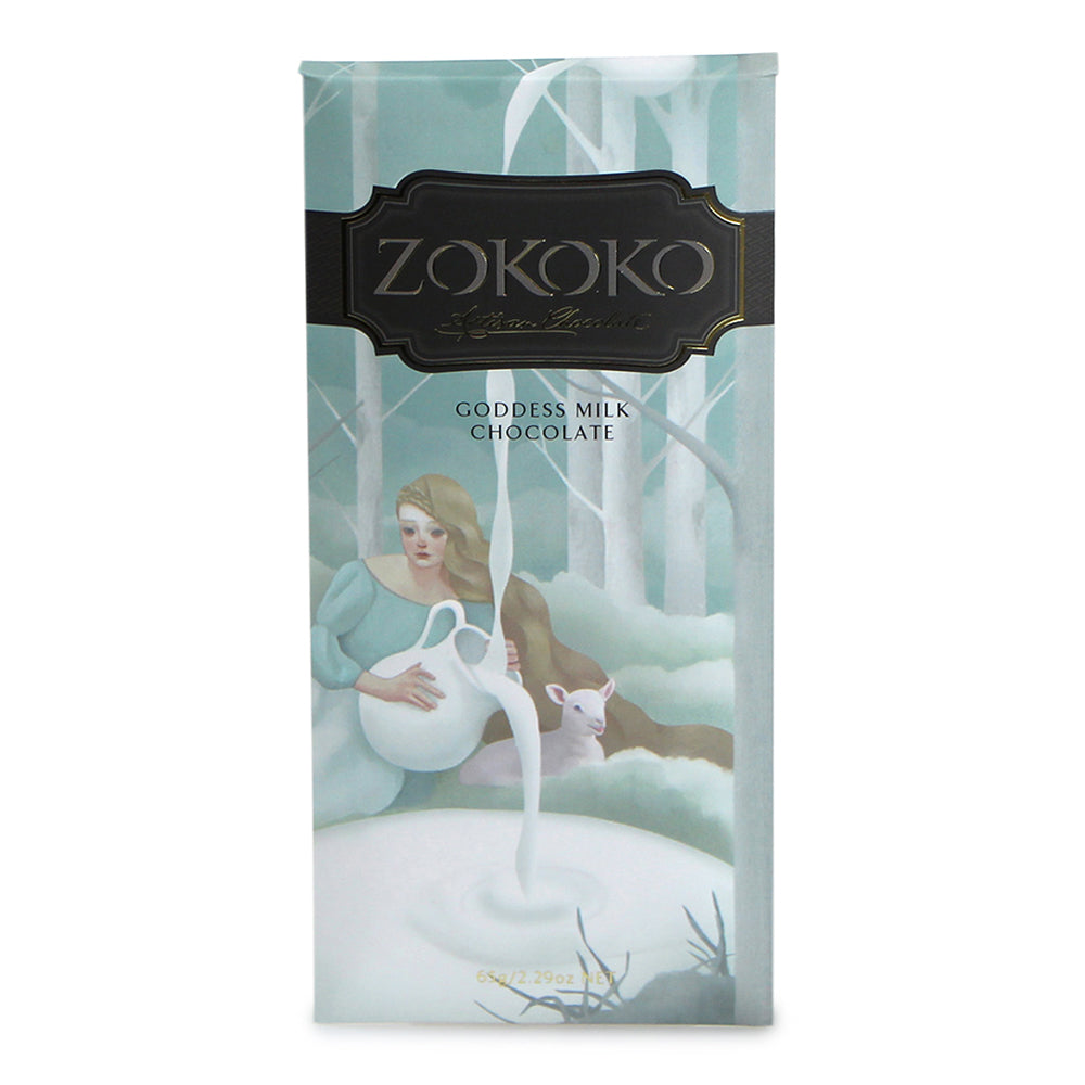 Zokoko Goddess Milk Chocolate Bar