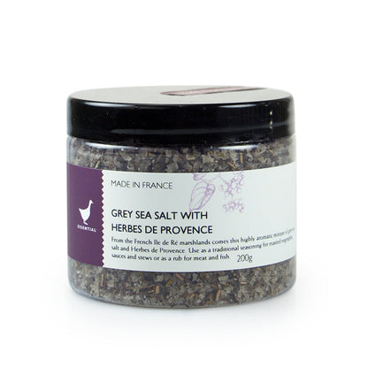 The Essential Ingredient Grey Sea Salt with Herbes de Provence