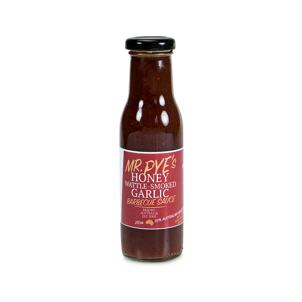 Mr Pye's Honey Wattle-Smoked Garlic Barbecue Sauce