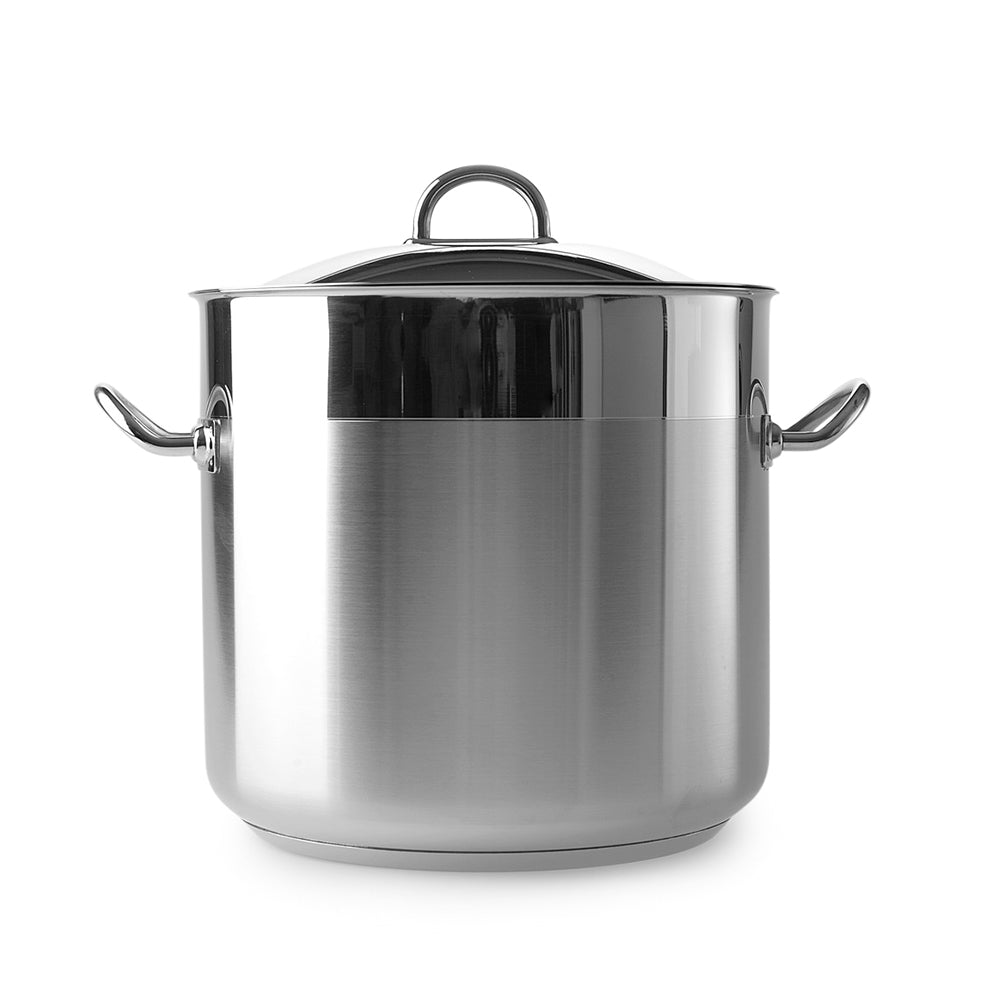 Silampos Stainless Steel 'Nautilus' Deep Stockpot with lid