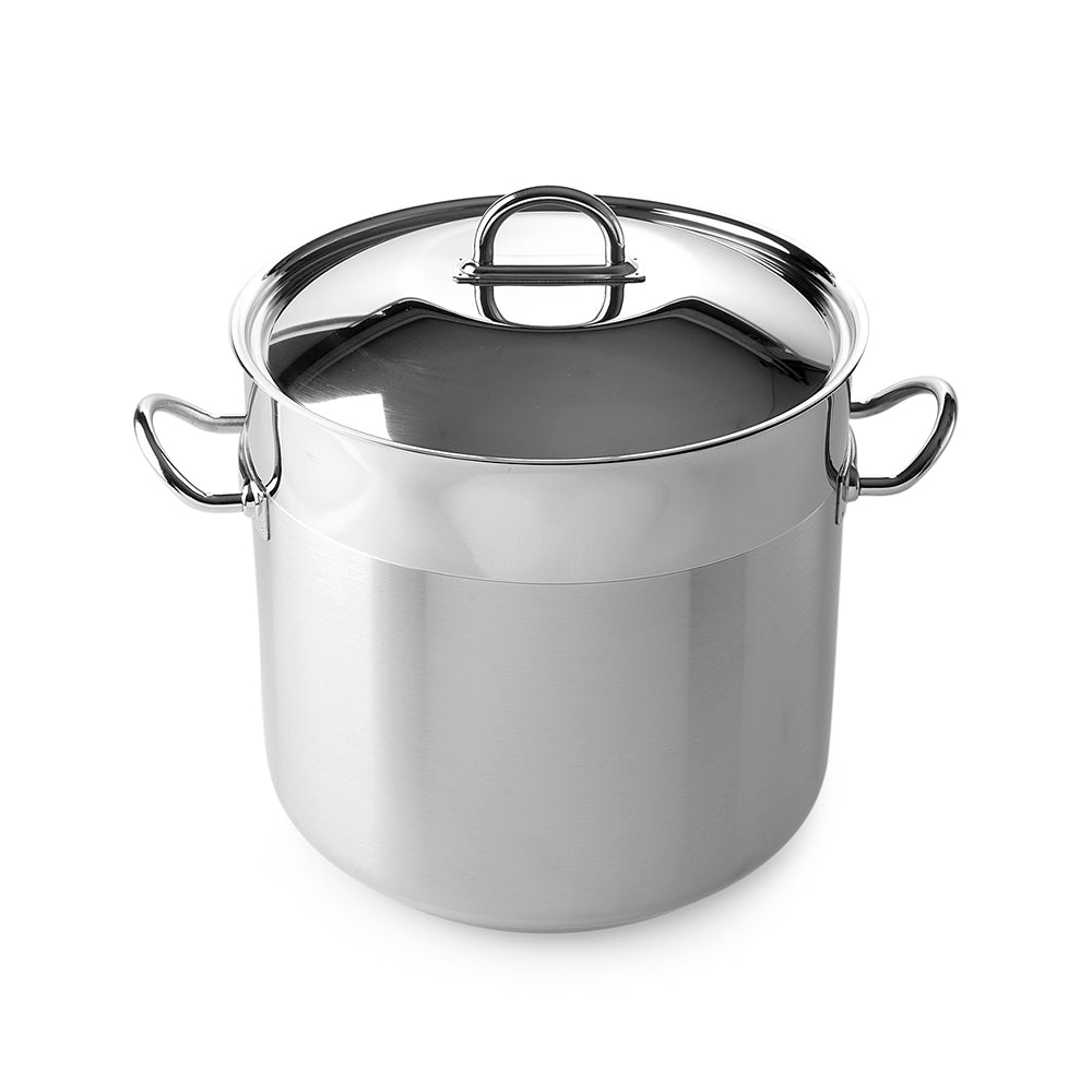 Silampos Stainless Steel 'Nautilus' Deep Stockpot with lid