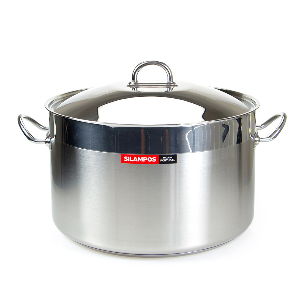 Silampos Stainless Steel 'Nautilus' Stockpot with lid
