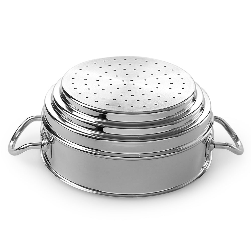 Silampos Stainless Steel 'Nautilus' Mulitsteamer for 16cm/18cm/20cm pots