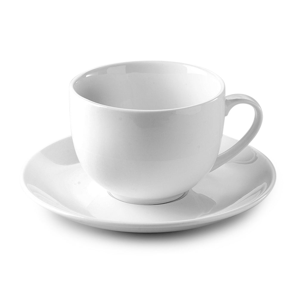 The Essential Ingredient White China Teacup & Saucer