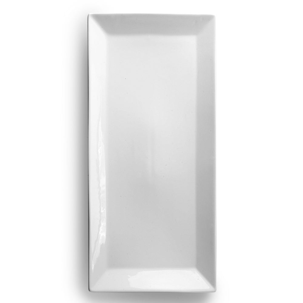 The Essential Ingredient White China Rectangular Plate