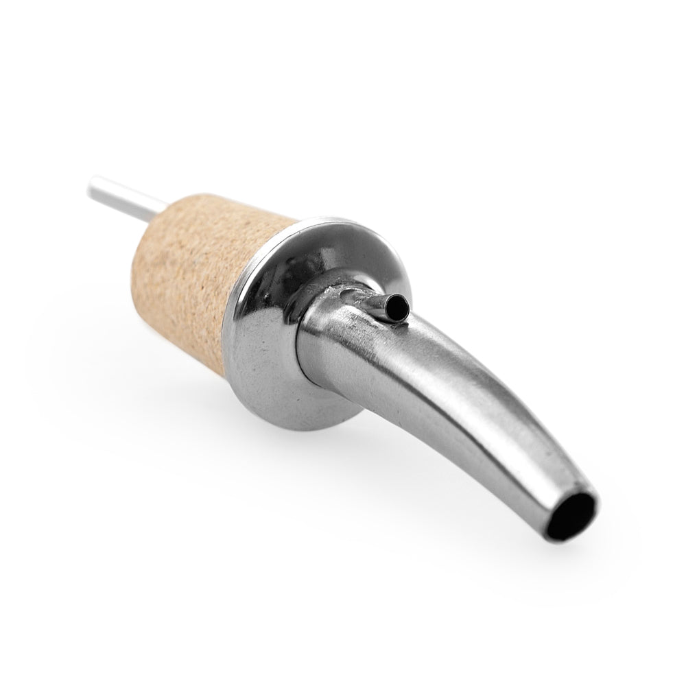 The Essential Ingredient Cork/Metal Pourer with Curved Spout