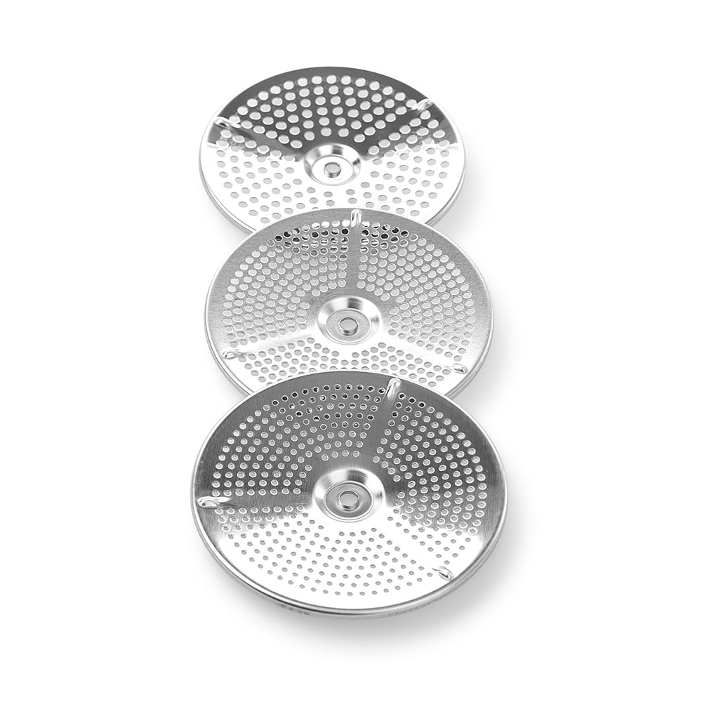 Stainless Steel Mouli 3 Discs with Long Handle