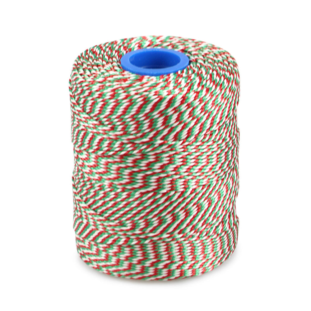 The Essential Ingredient White, Red & Green Rayon Twine