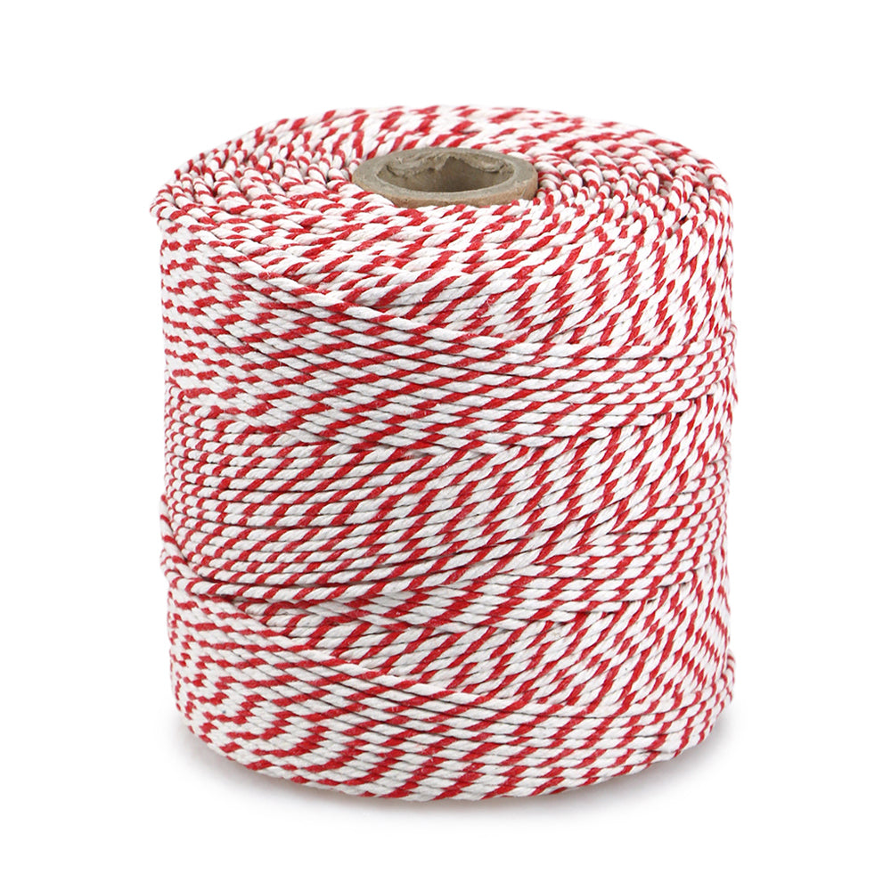 The Essential Ingredient White & Red Cotton Twine